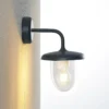 Aplique para exterior PRIOS Larkumi con portalámpara E27