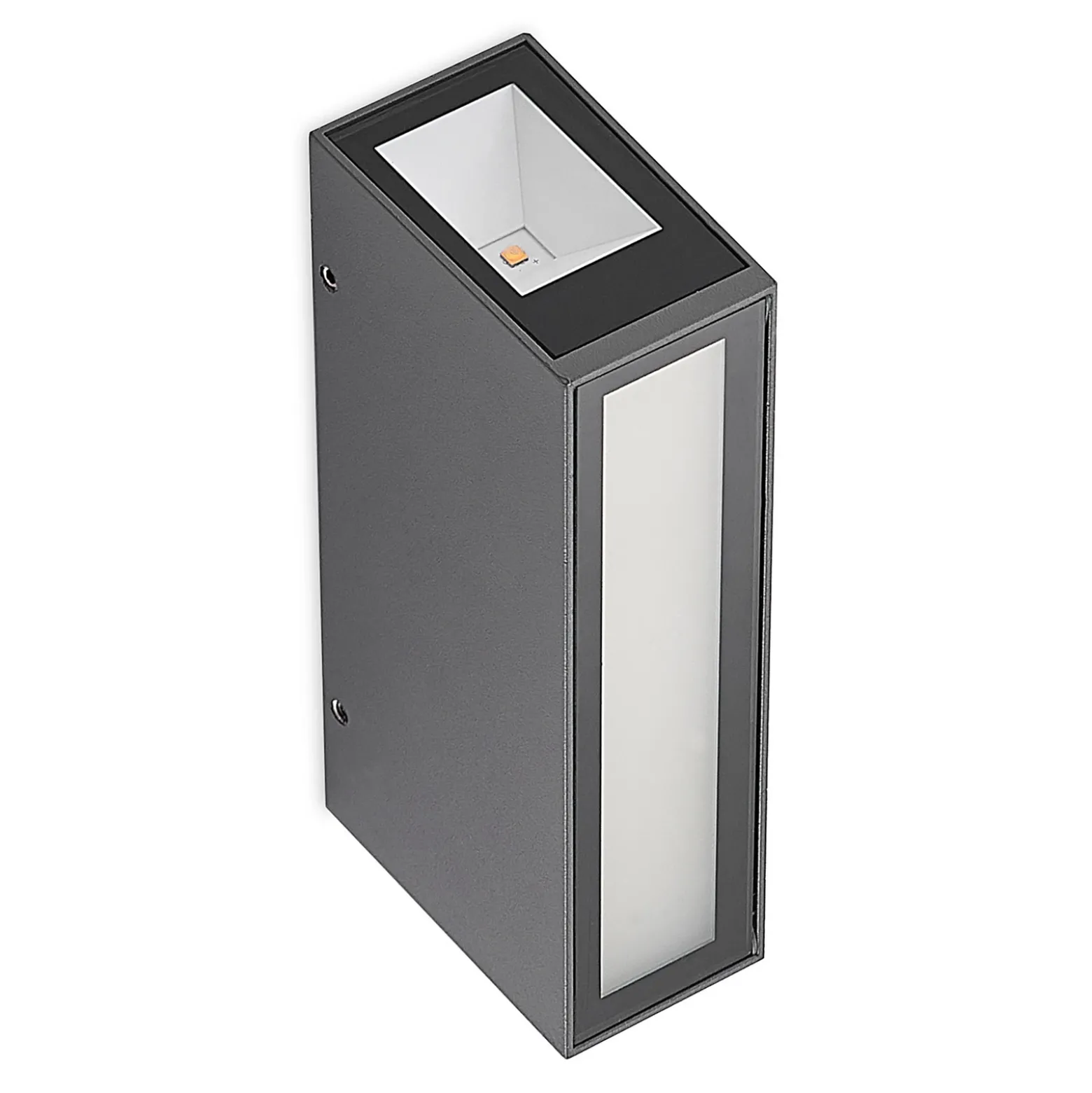 Aplique para exterior Prios Loriava LED en gris oscuro