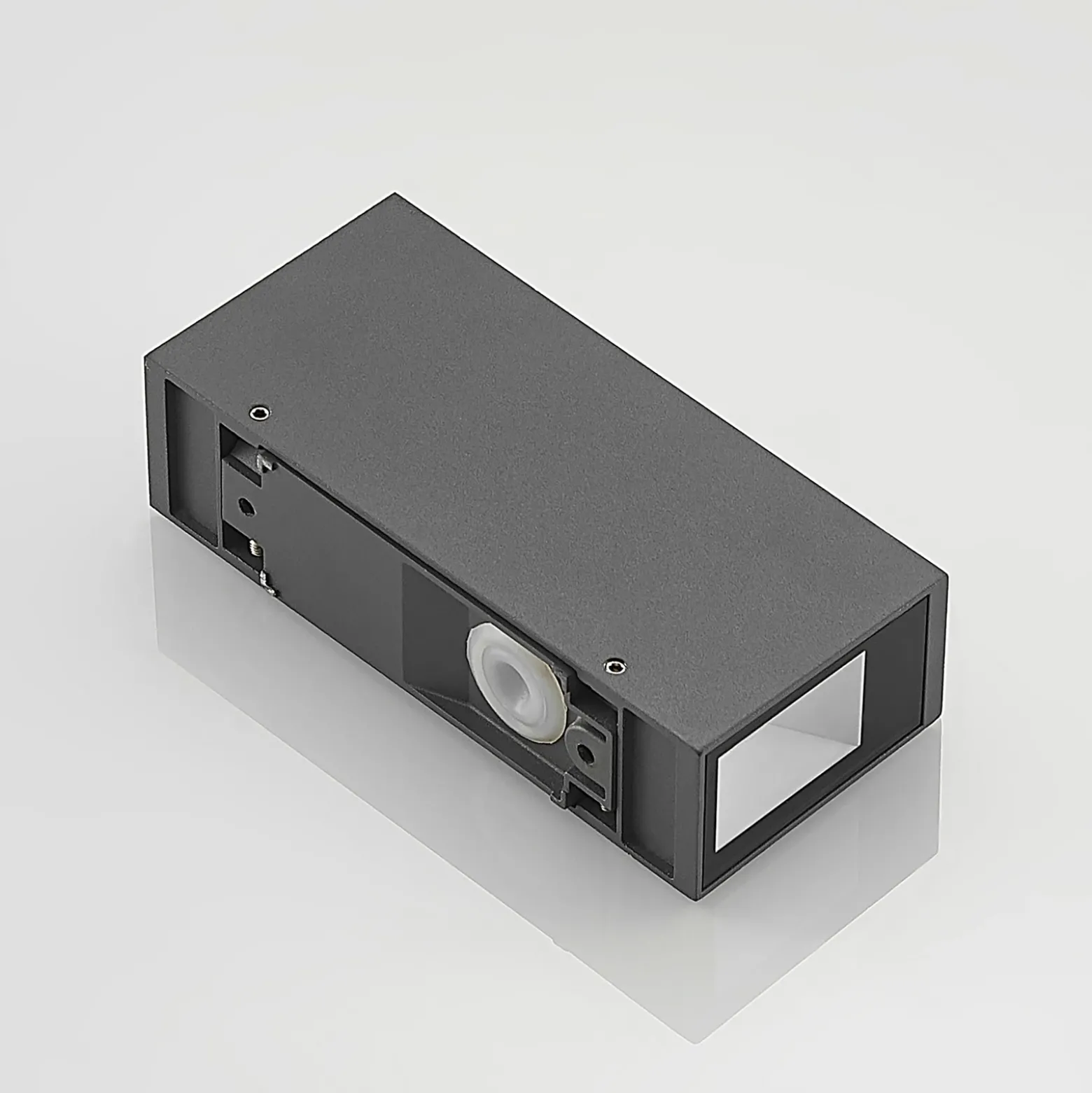 Aplique para exterior Prios Loriava LED en gris oscuro
