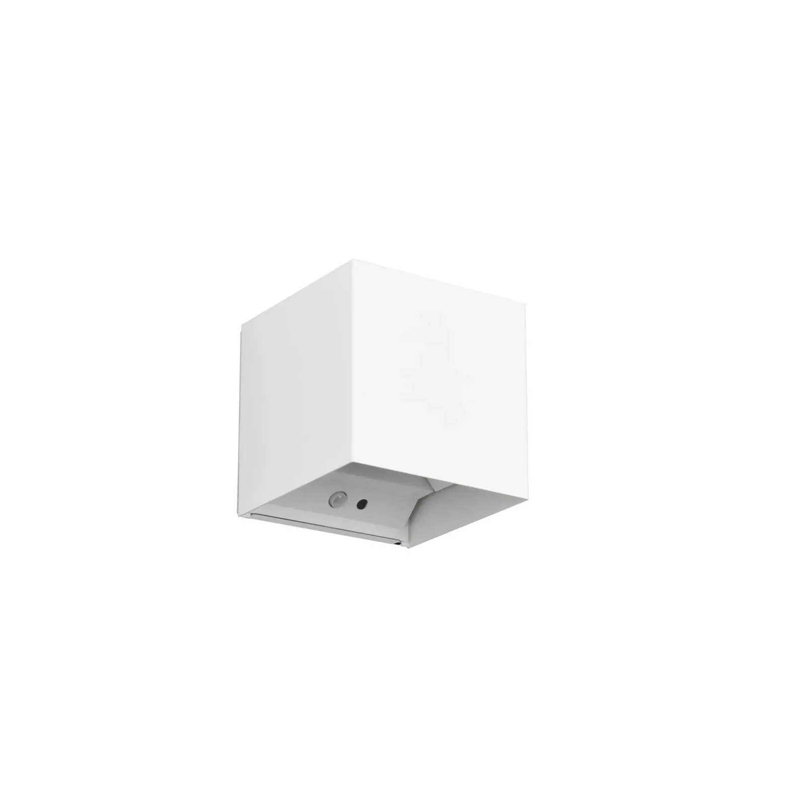 Aplique para exterior recargable LED Talent, blanco, ancho 10 cm, sensor