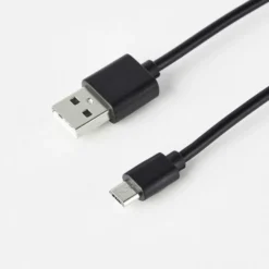 Aplique para exterior recargable LED Iseo, negro, ancho 10 cm, sensor