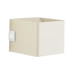 Aplique para exterior recargable LED Iseo, beige, ancho 10 cm, sensor
