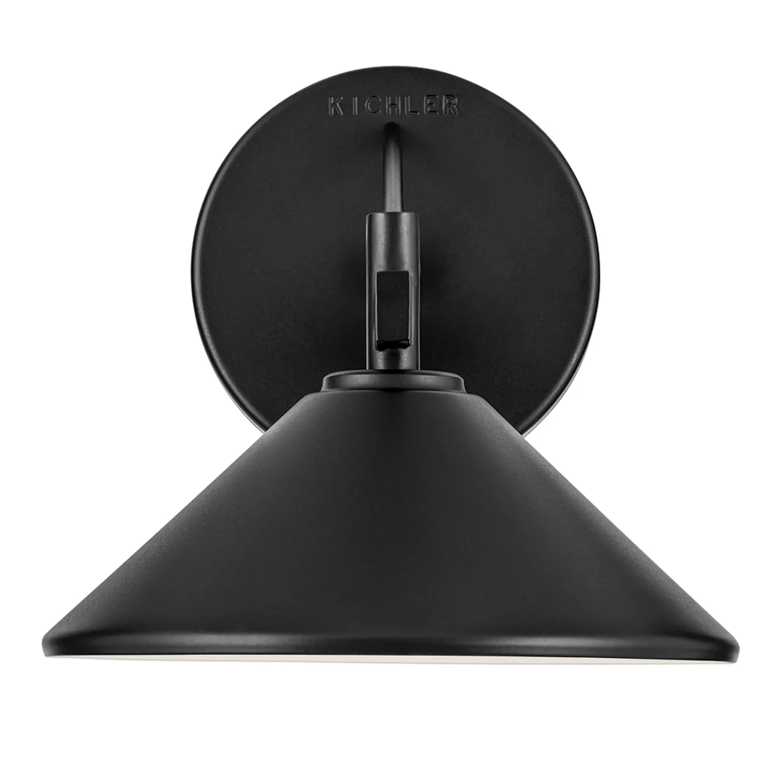Aplique para exterior Ripley, negro, 20 cm de ancho, metal, IP44