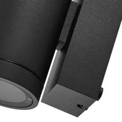 Aplique para exterior ShoreLine Pro Round up/down, gris oscuro, GU10