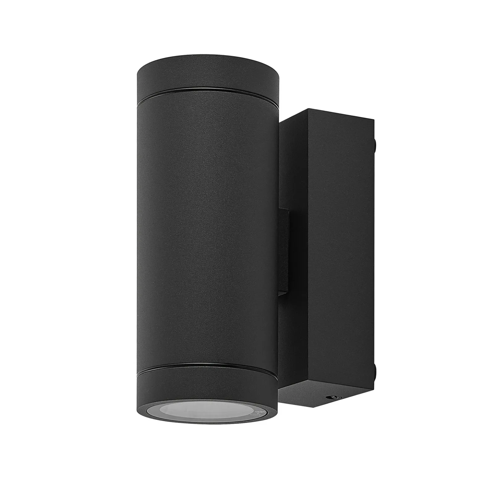 Aplique para exterior ShoreLine Pro Round up/down, gris oscuro, GU10