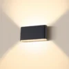 Aplique para exterior SLV Oval up/down CCT 17,5 cm negra
