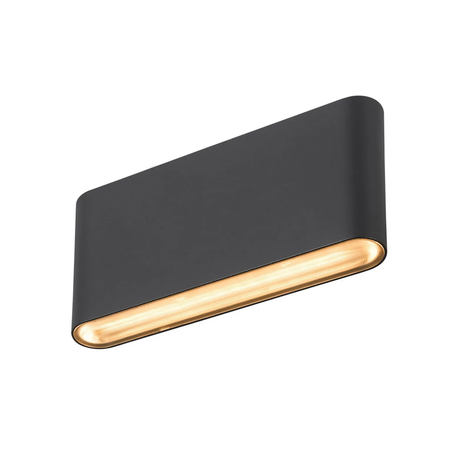 Aplique para exterior SLV Oval up/down CCT 17,5 cm negra