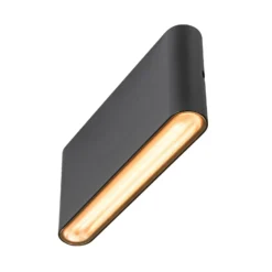 Aplique para exterior SLV Oval up/down CCT 17,5 cm negra