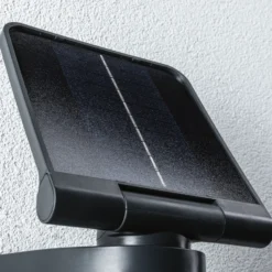 Aplique para exterior solar Lesla de Paulmann, color antracita, con sensor, IP65
