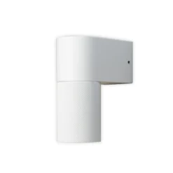 Aplique para exterior Temi, blanco, ancho 11 cm, aluminio