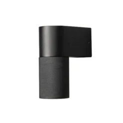 Aplique para exterior Temi, negro, ancho 11 cm, aluminio