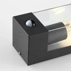 Aplique para exterior Tilian de Lindby, sensor, altura 25 cm, antracita
