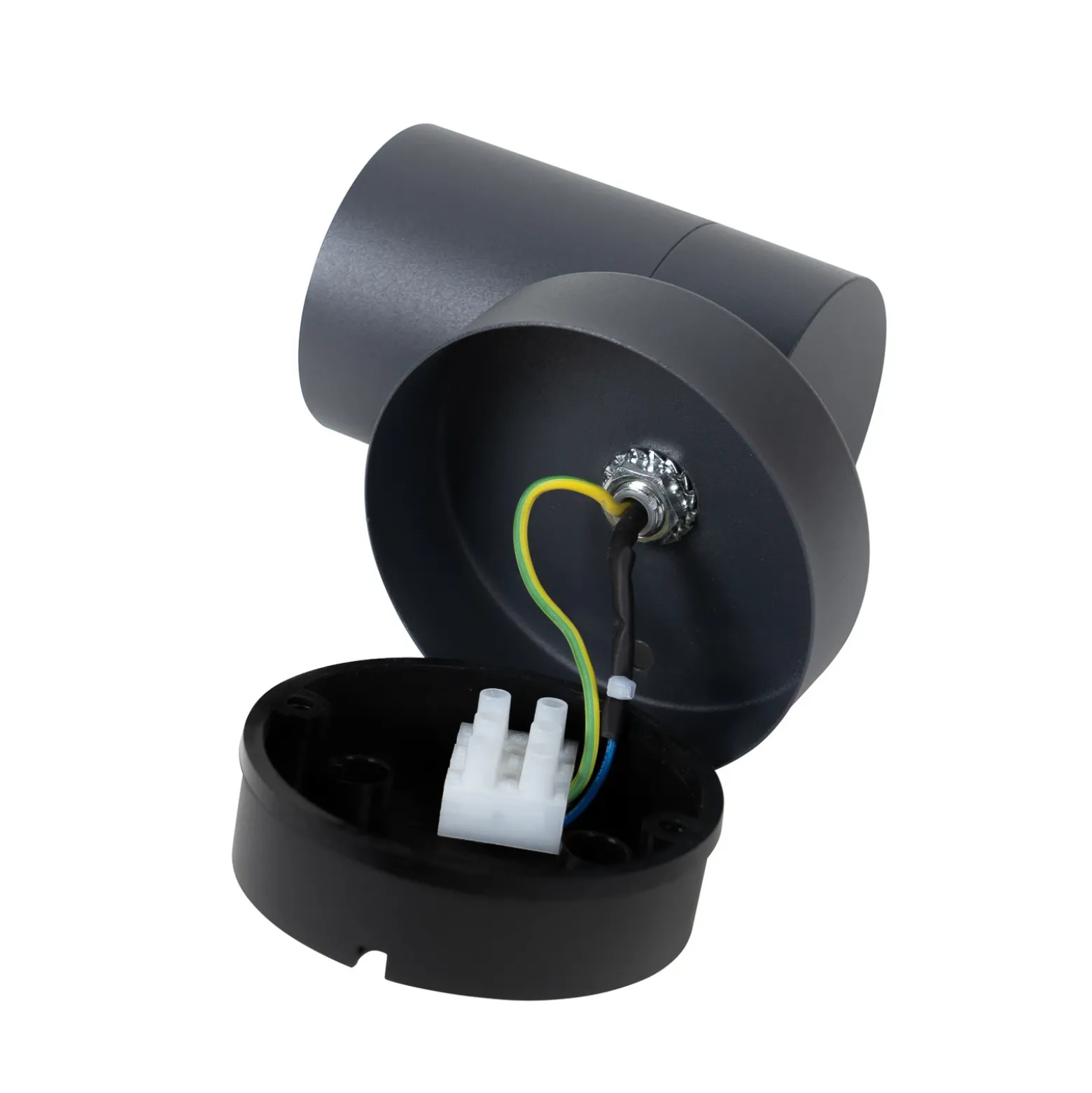 Aplique para exterior Tulimar de Prios, 1 luz, antracita, metal