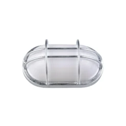 Aplique para exterior Tumen, color zinc, ancho 26 cm, metal, IP44
