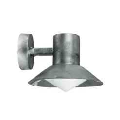 Aplique para exterior «Venice» de Dyberg Larsen, galvanizado, Ø 20 cm