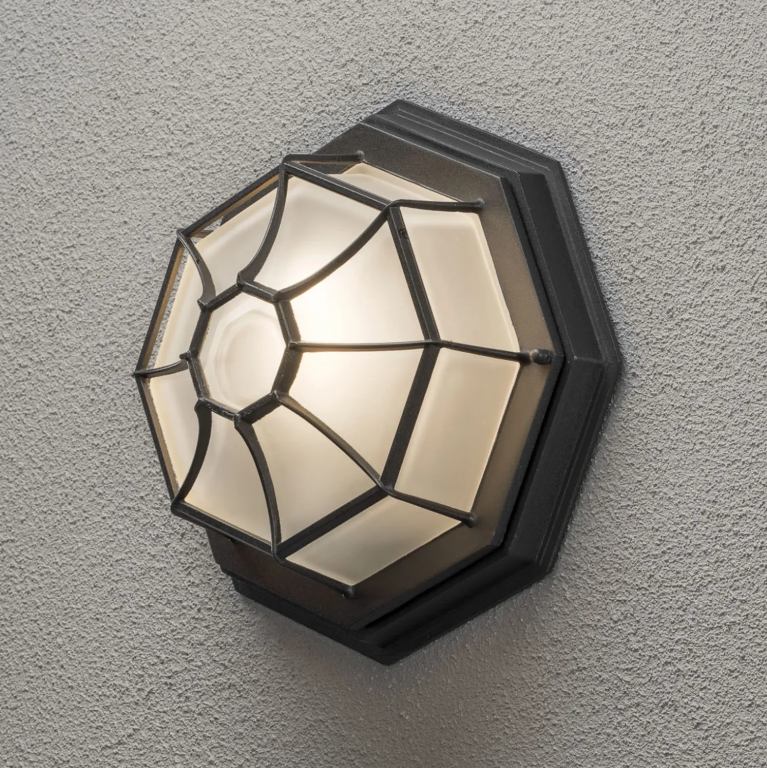 Aplique para exterior Wall/Roof, negro