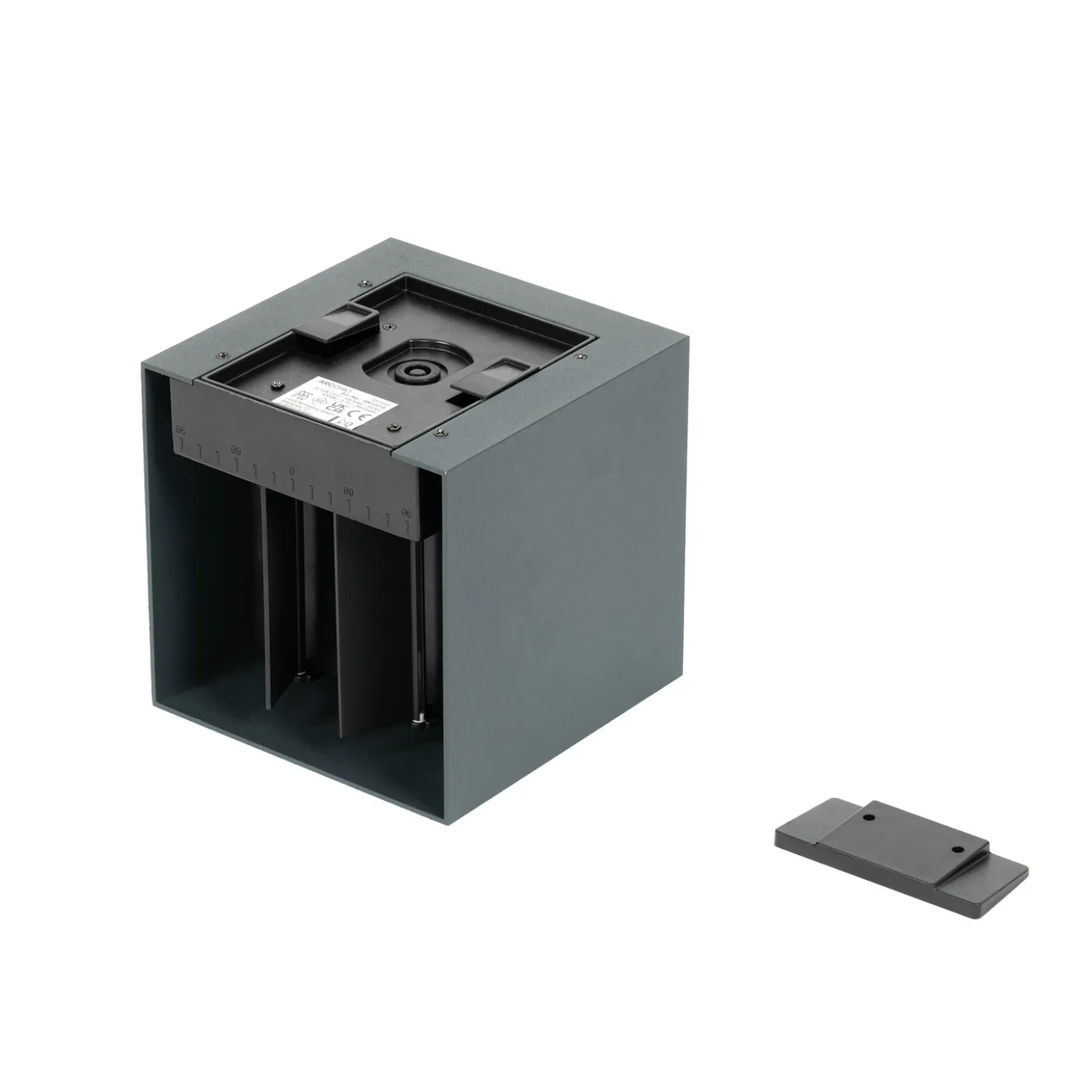 Aplique solar Prios LED Lius, altura 15 cm, detector de movimiento