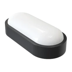 Apliqué LED para exterior MEGATRON Zella Neo XL Sensor negro IP54
