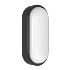 Apliqué LED para exterior MEGATRON Zella Neo XL Sensor negro IP54