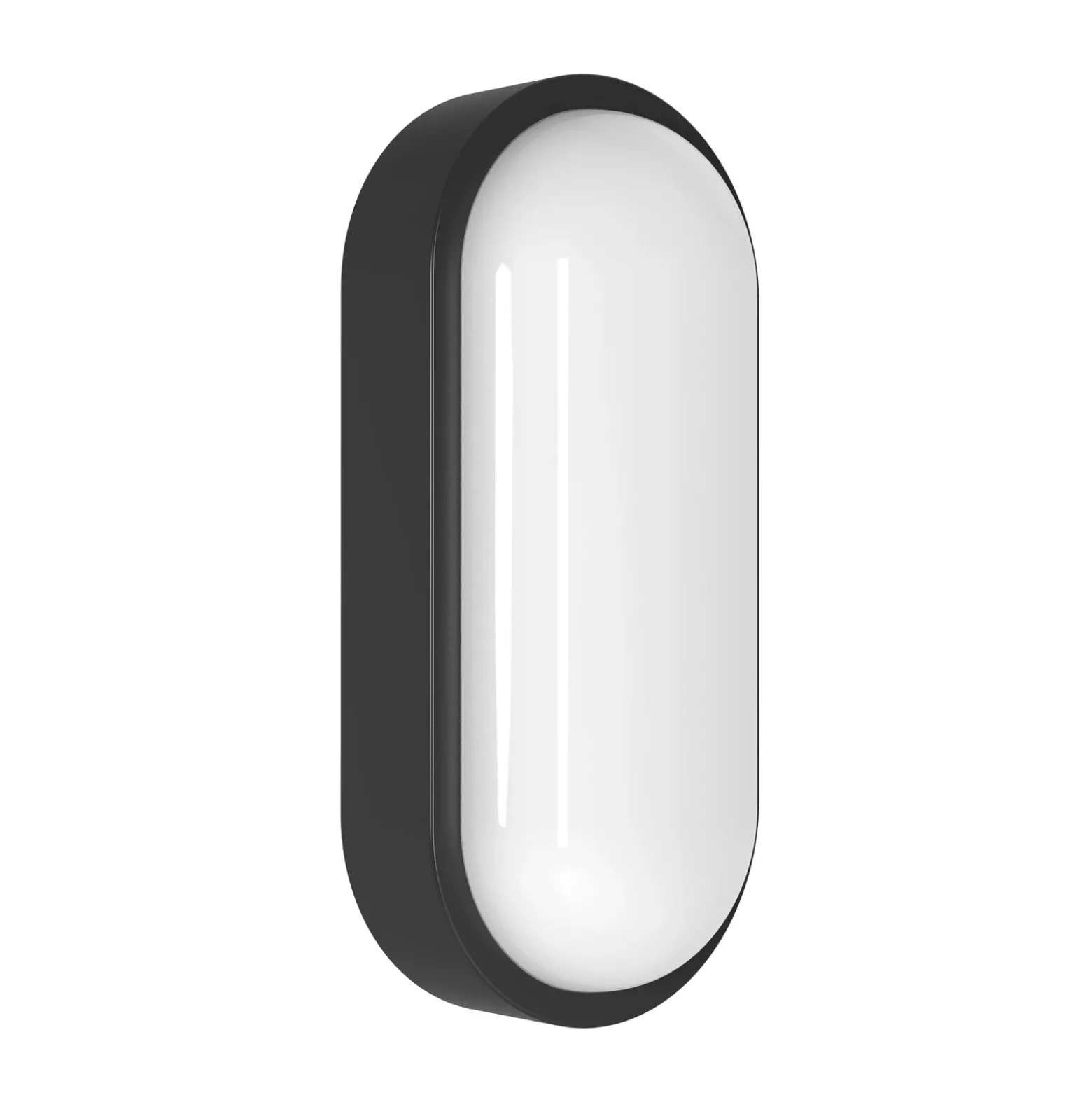 Apliqué LED para exterior MEGATRON Zella Neo XL Sensor negro IP54