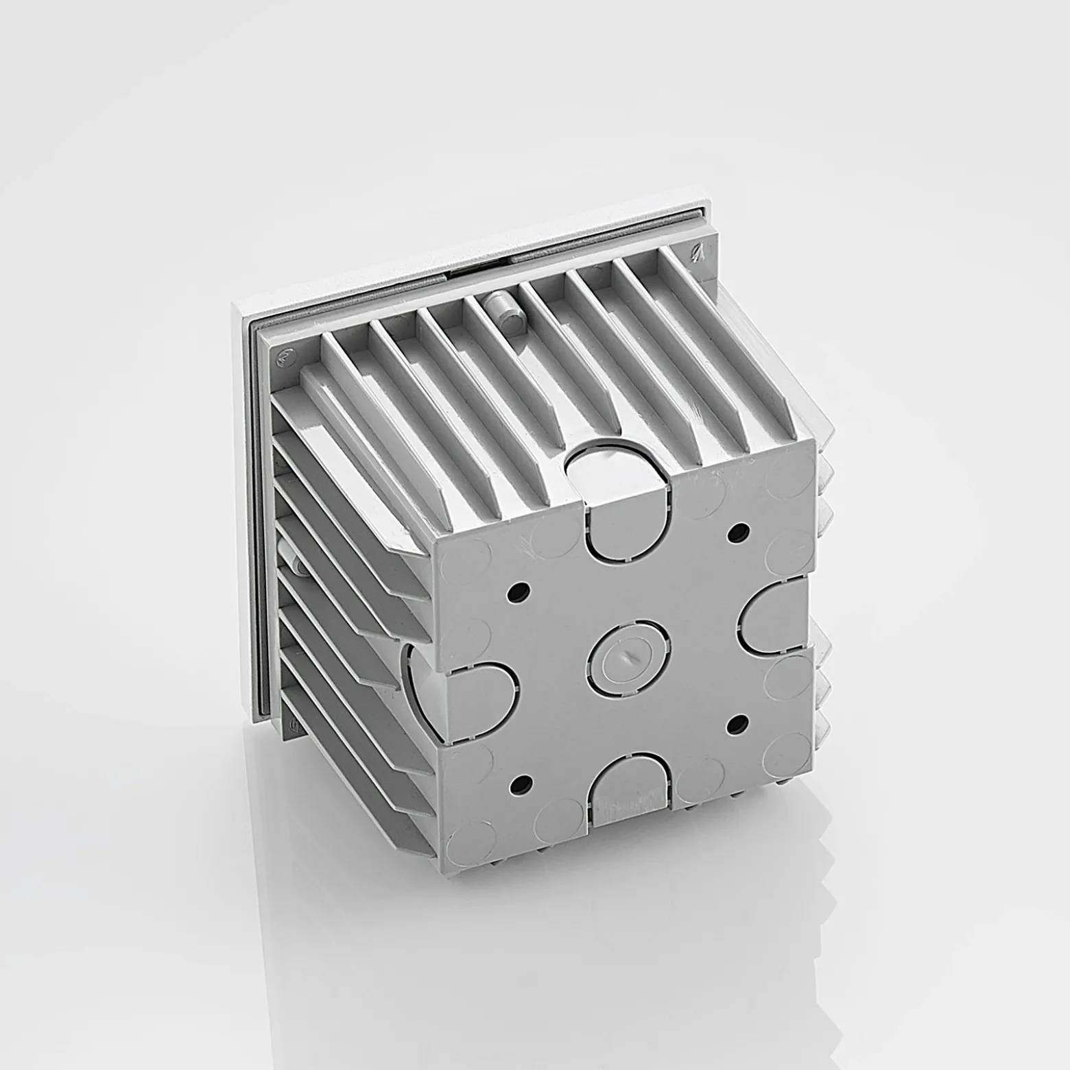 Arcchio aplique empotrable Zamo, G9, blanco, 12cm, metal, IP65
