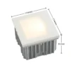 Arcchio Aplique LED empotrable Zamo, lamas, blanco, metal, IP65