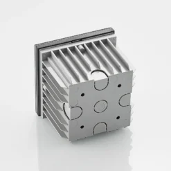 Arcchio Aplique LED empotrable Zamo, lamas, negro, IP65