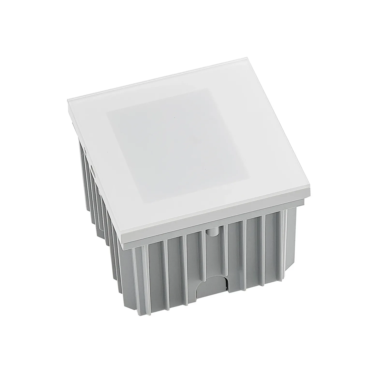 Arcchio Aplique LED empotrable Zamo, blanco, 11 cm, metal, IP65