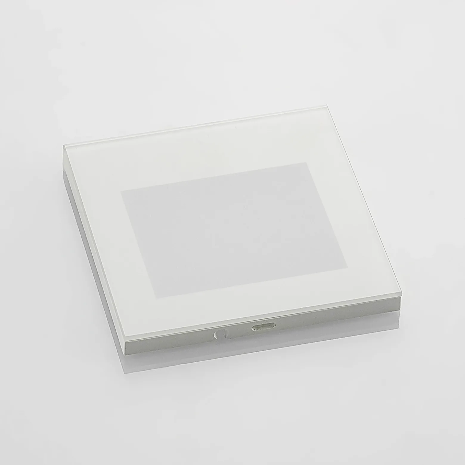 Arcchio Aplique LED empotrable Zamo, blanco, 11 cm, metal, IP65