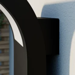 Arcchio aplique LED para exterior Advik, IP65, antracita, metal
