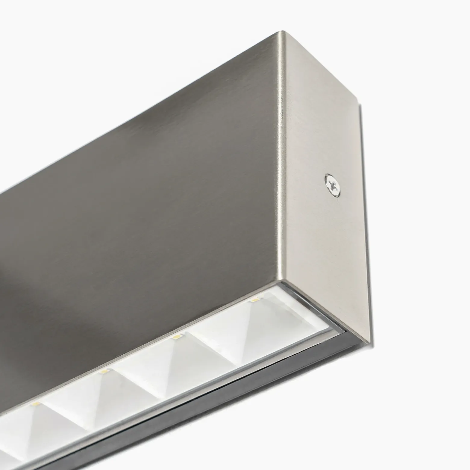 Arcchio Aplique LED para exterior Karline, 1060 lm, acero inoxidable, IP65
