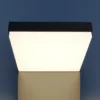 Arcchio Aplique LED para exterior Yolena, antracita, aluminio, 21cm