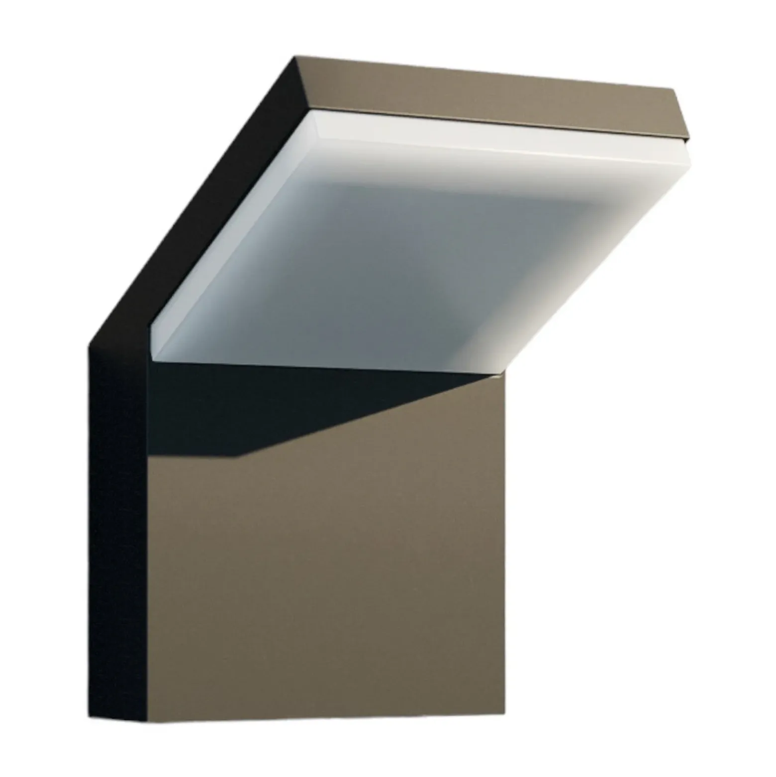 Arcchio Aplique LED para exterior Yolena, antracita, aluminio, 21cm