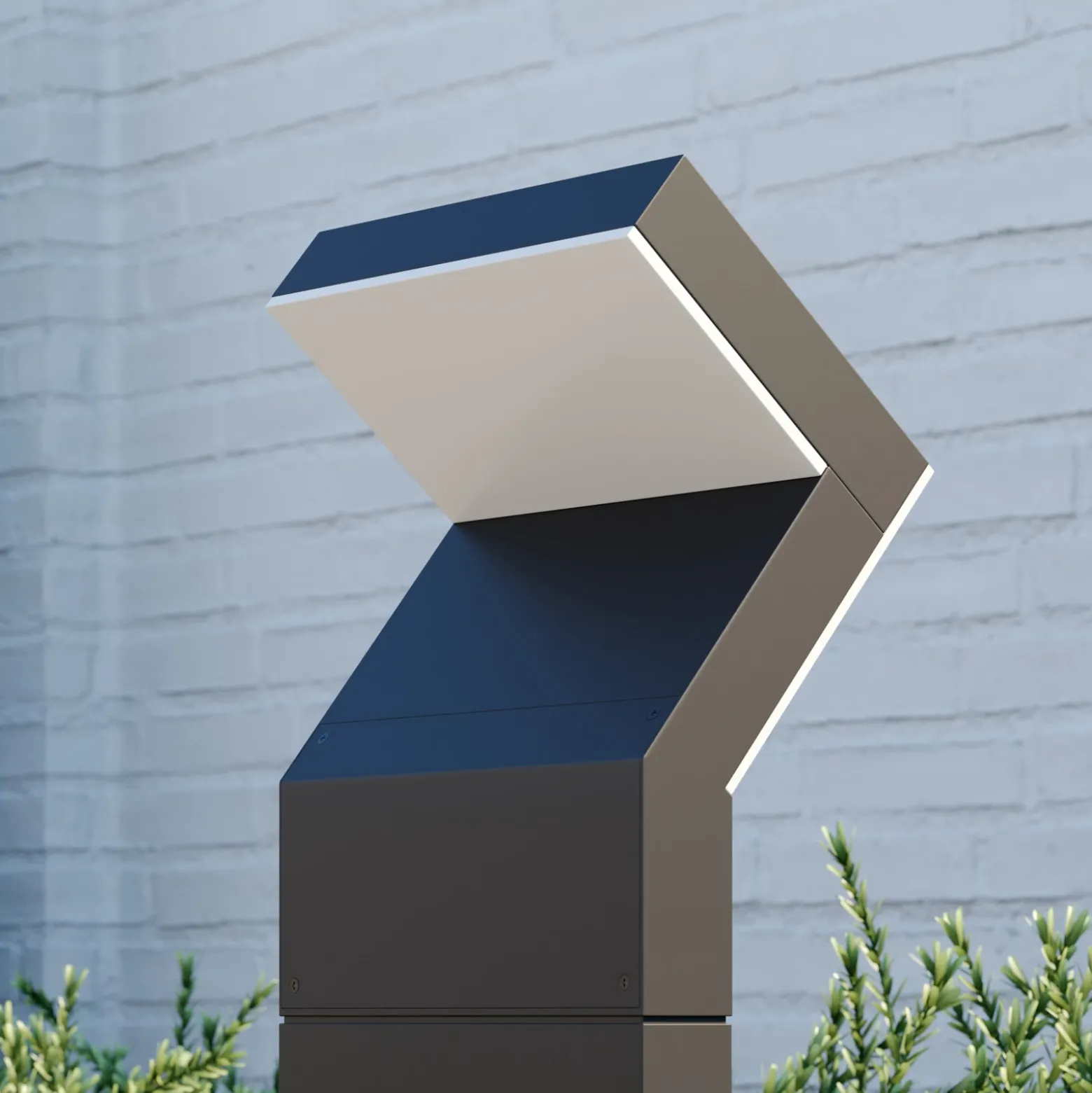 Arcchio baliza LED Havin, antracita, metal, 60 cm