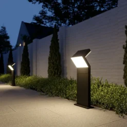 Arcchio baliza LED Havin, antracita, metal, 60 cm