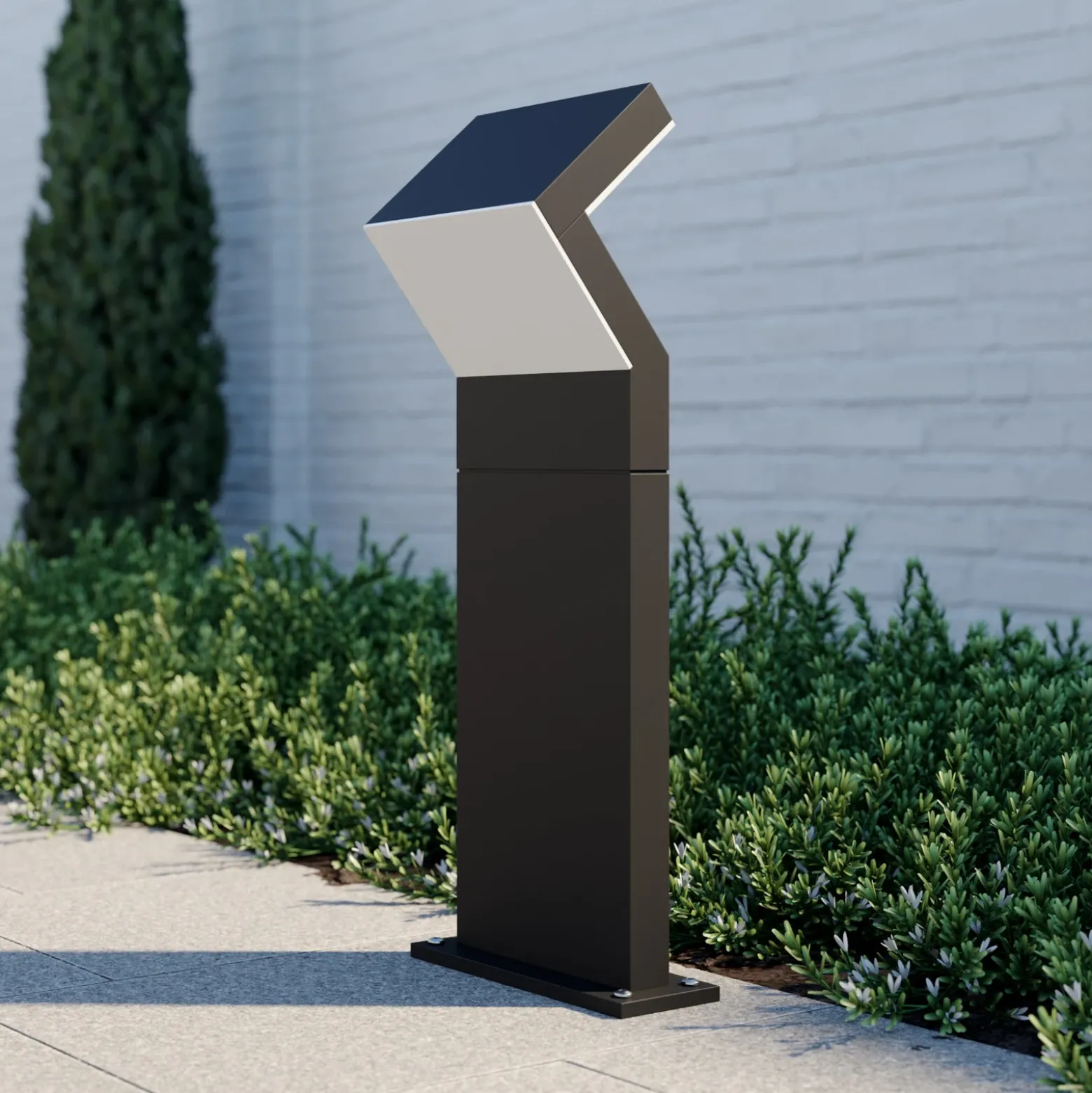 Arcchio baliza LED Havin, antracita, metal, 60 cm