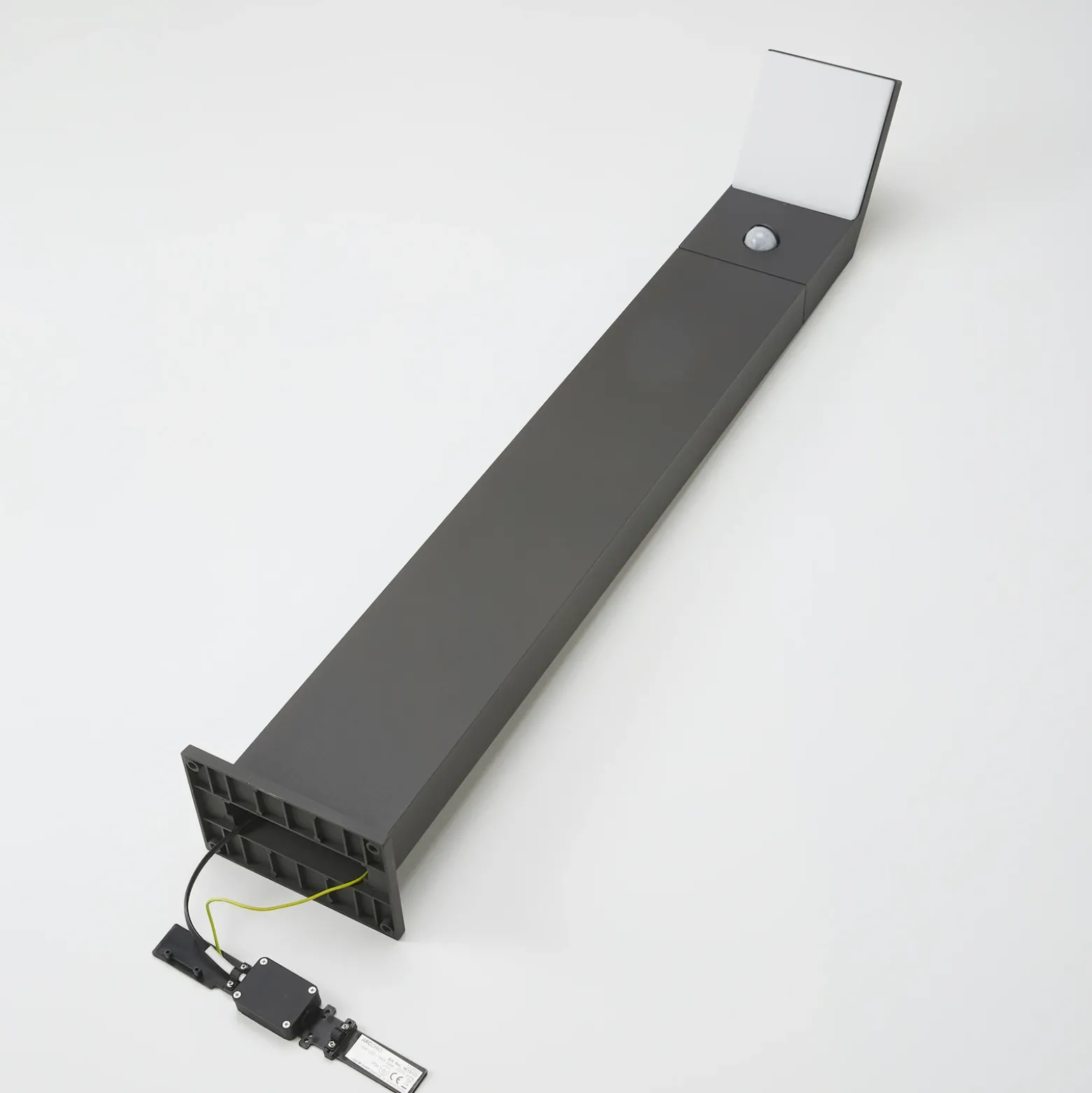 Arcchio, bolardo luminoso LED Yolena, sensor, 100 cm, antracita