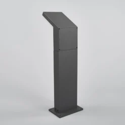Arcchio, bolardo luminoso LED Yolena, sensor, 60 cm, antracita