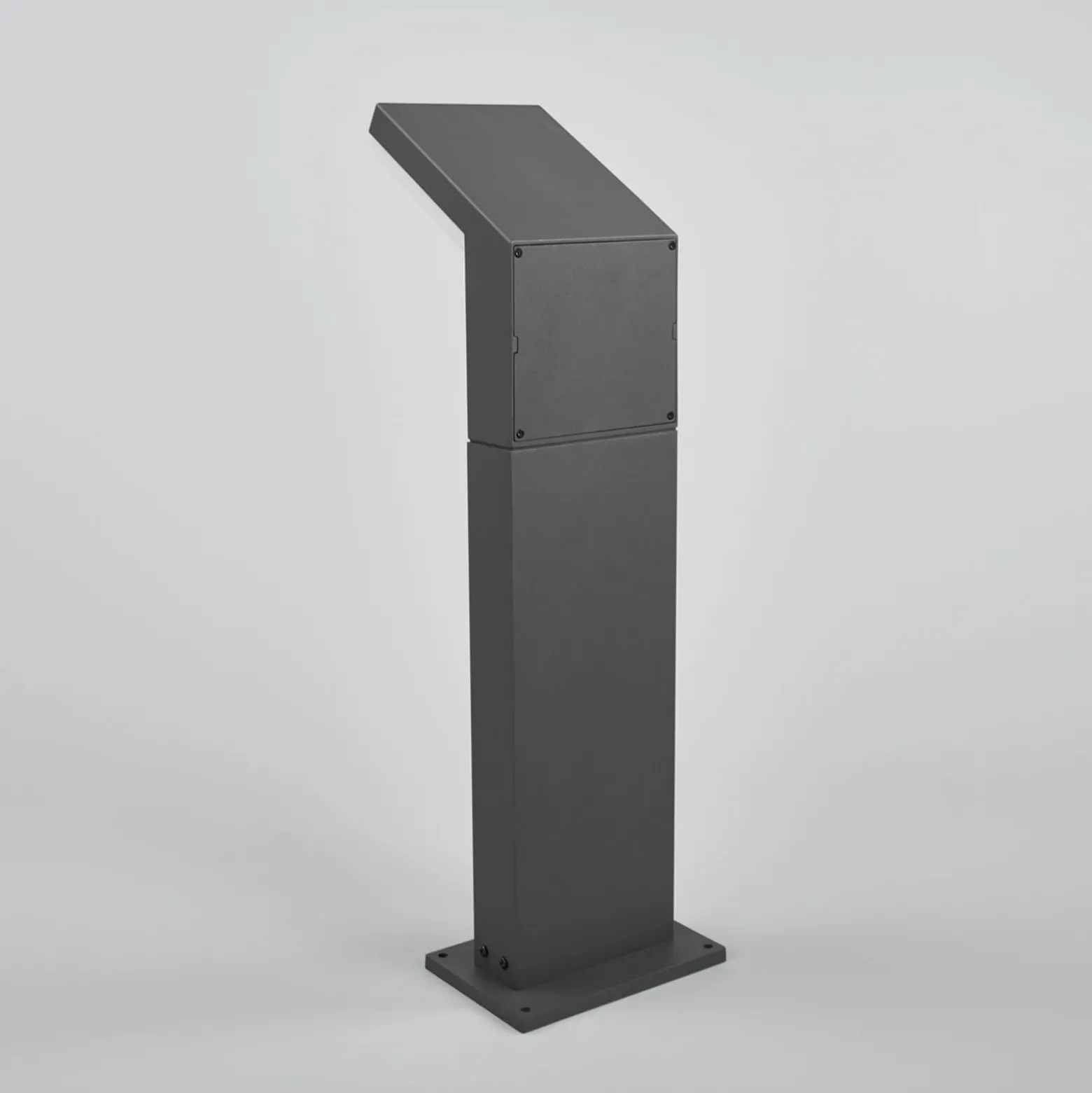 Arcchio, bolardo luminoso LED Yolena, sensor, 60 cm, antracita