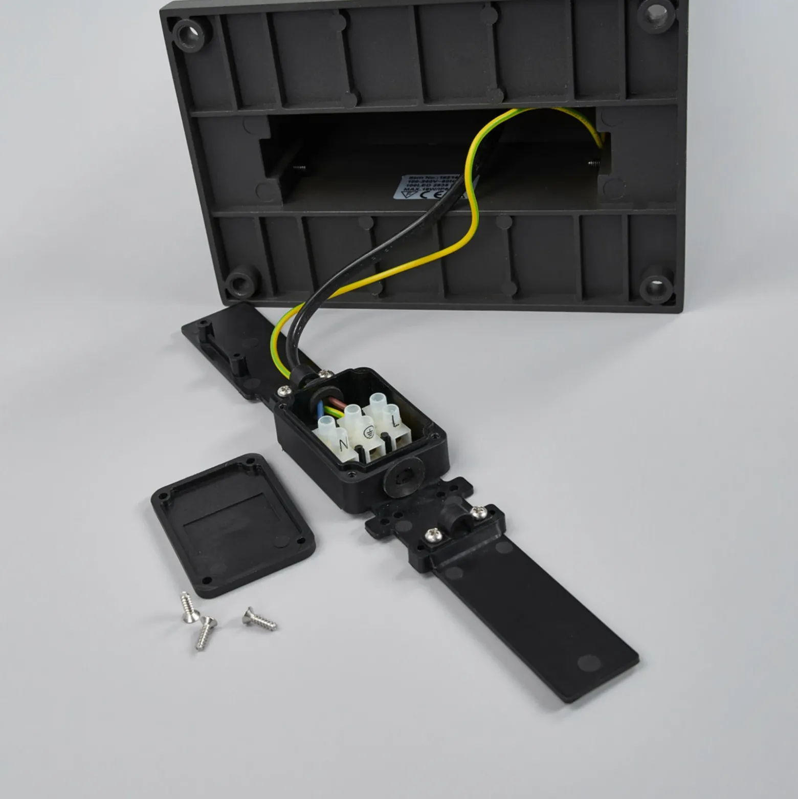 Arcchio, bolardo luminoso LED Yolena, sensor, 60 cm, antracita