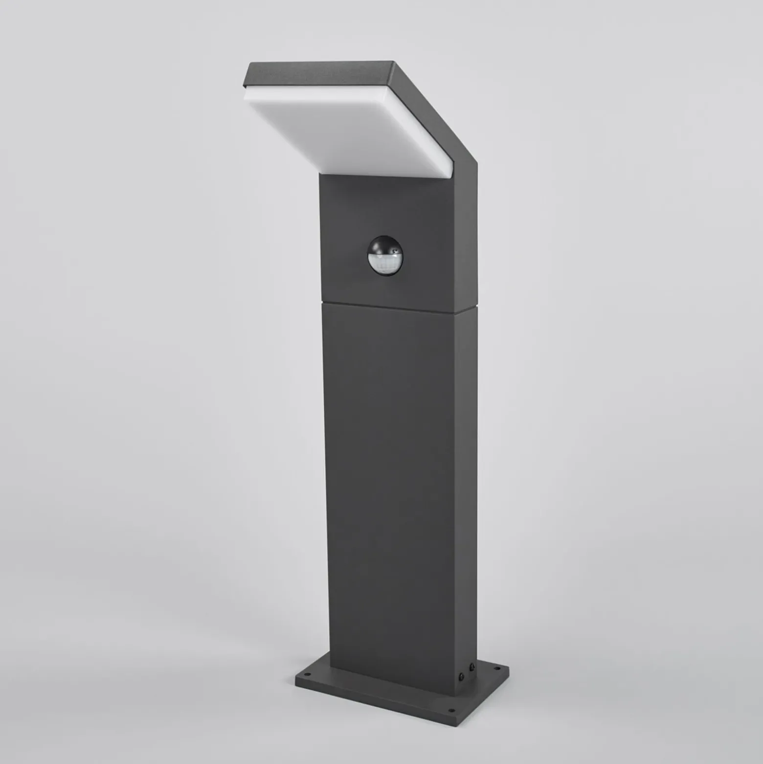 Arcchio, bolardo luminoso LED Yolena, sensor, 60 cm, antracita