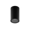 Arcchio downlight Olivir, negro, metal, Ø 6cm, GU10, IP44
