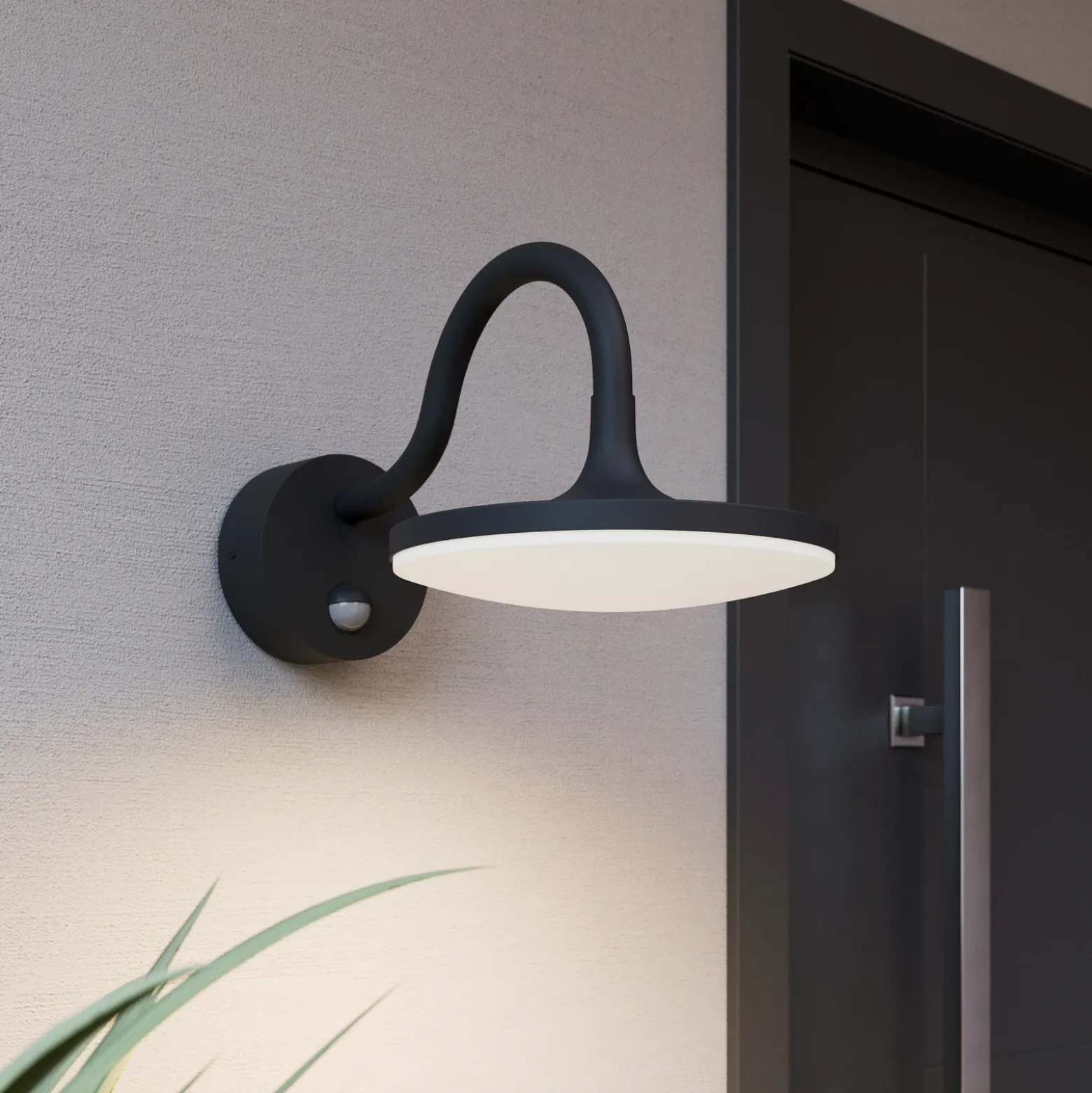 Arcchio Fineria aplique LED para exterior, sensor