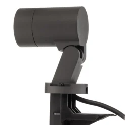 Arcchio Hemmani foco con pica, altura 35 cm, antracita, aluminio