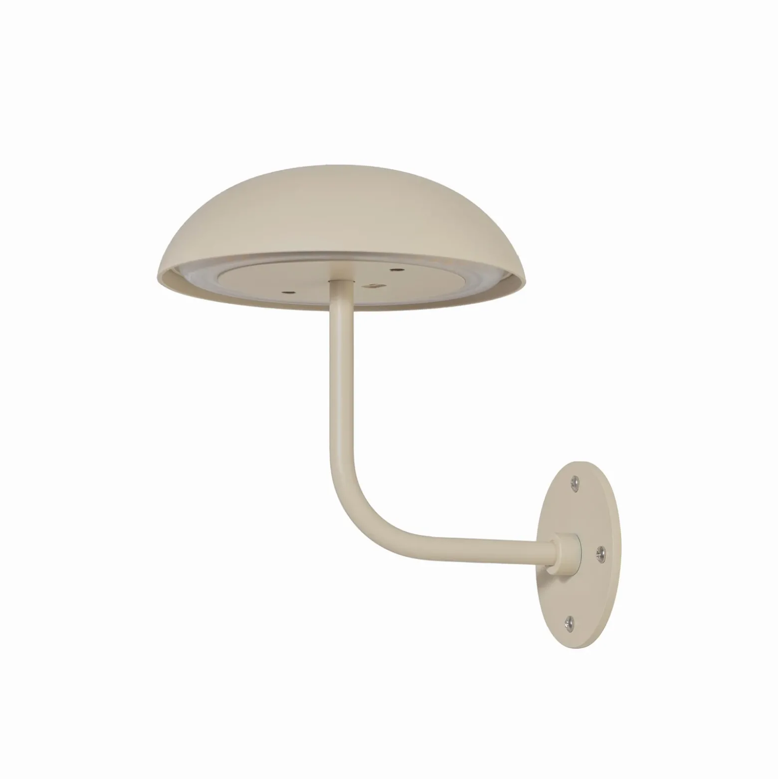 Arcchio LED lámpara de mesa recargable Thenra, beige, soporte de pared