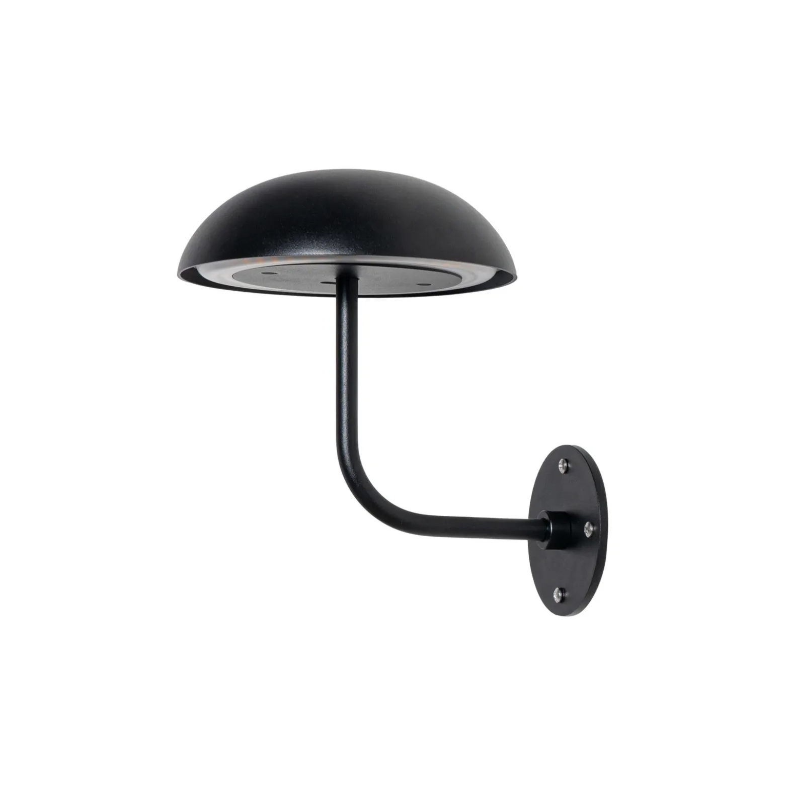 Arcchio LED lámpara de mesa recargable Thenra, negro, soporte de pared
