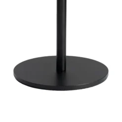Arcchio LED lámpara de mesa recargable Thenra, negro, soporte de pared