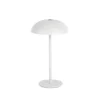 Arcchio LED lámpara de mesa recargable Thenra, blanco, soporte de pared