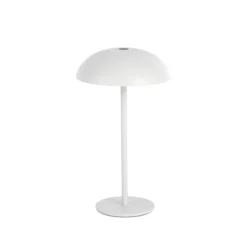Arcchio LED lámpara de mesa recargable Thenra, blanco, soporte de pared