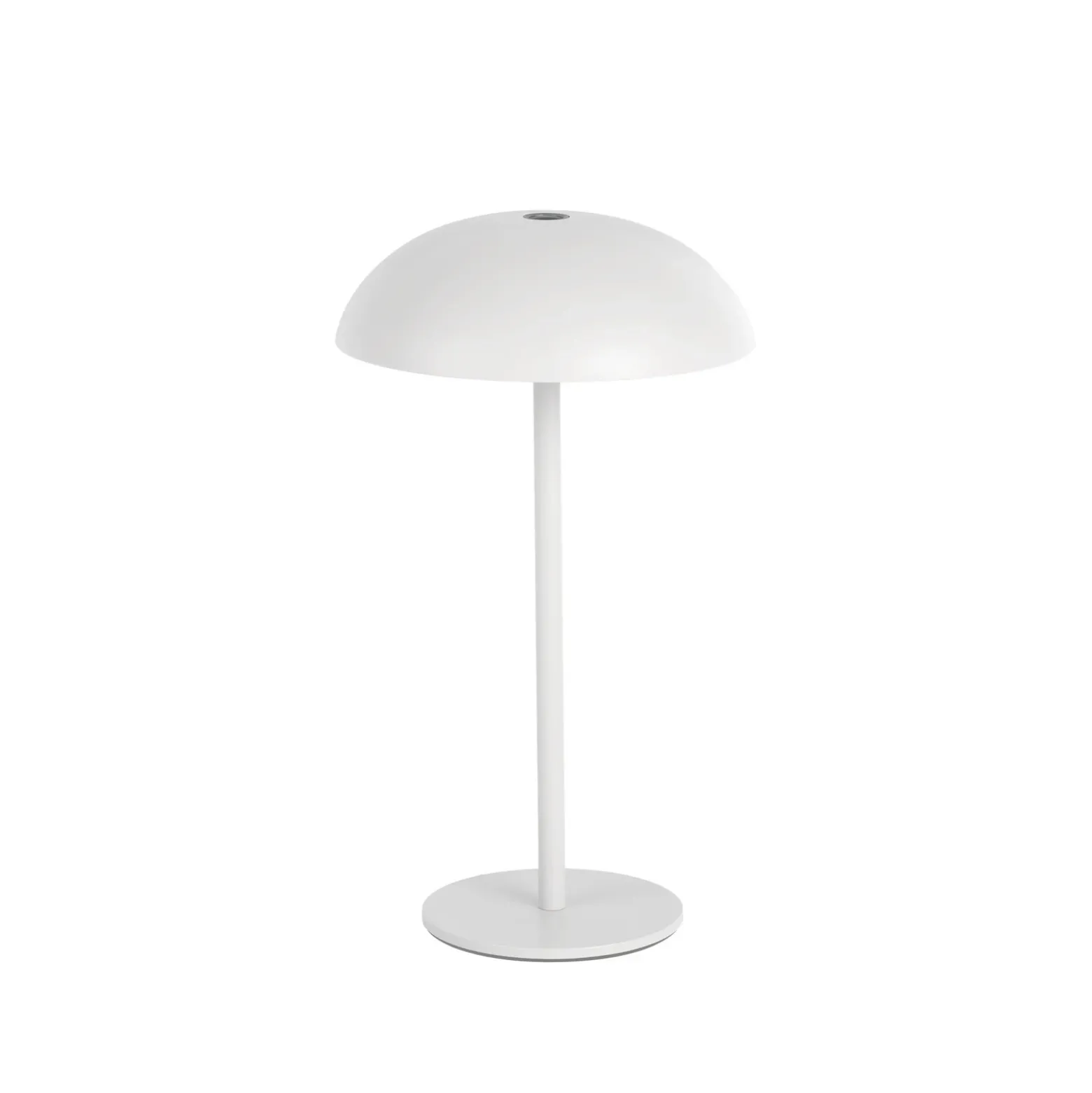 Arcchio LED lámpara de mesa recargable Thenra, blanco, soporte de pared
